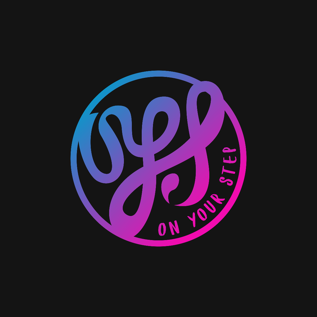 Desain logo bold OYS Studio untuk gym dan fitness di Poso
