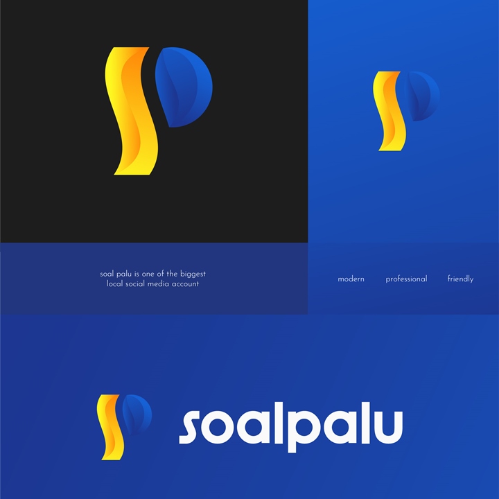 preview desain logo soal palu, bisnis sosial media dipalu